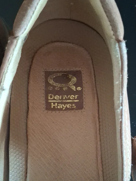 Denver Hayes Madeline Brown Leather Mary Jane Shoes Sz 8 - Picture 2 of 8